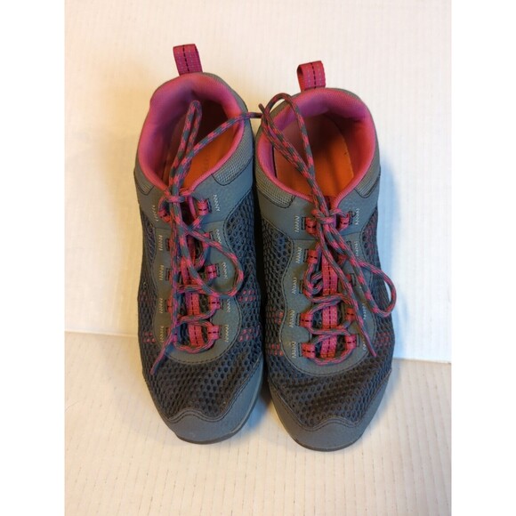 Merrell Castle Rock Shoes Sneakers Honeysuckle Womens 8 Gray Pink Hiking Outdoor - Picture 2 of 7